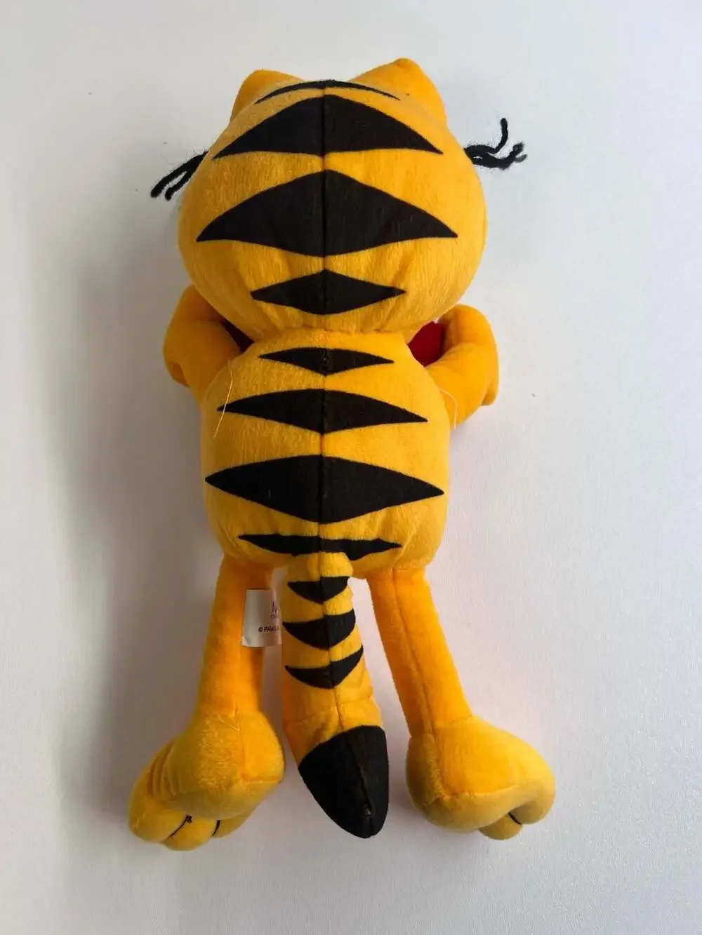 Vintage Nanco Garfield Plush Holding I Love Pooky Heart Stuffed Animal Cat 12”